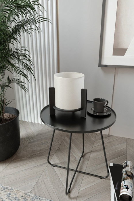 Opviq Lámpara de mesa Pine - Negro